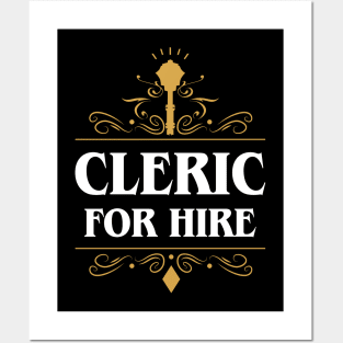 Cleric For Hire Posters and Art